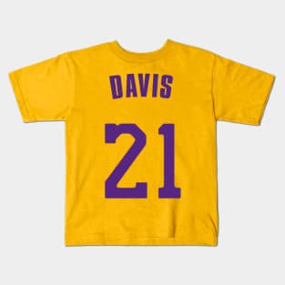 Anthony Davis Jersey - NBA Los Angeles Lakers Kids T-Shirt